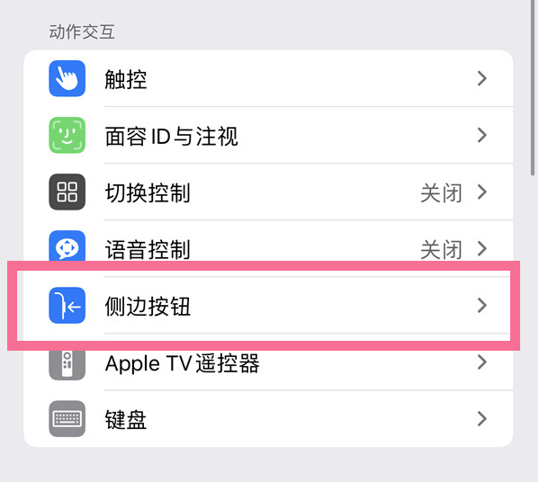 康保苹果14维修店分享iPhone14 Plus侧键双击下载功能关闭方法 