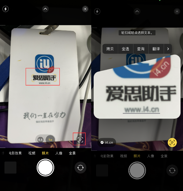康保苹果手机维修分享升级iOS 16后如何通过相机翻译文本 