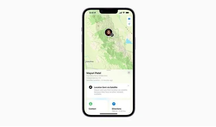 康保苹果14维修分享iPhone14系列中 FindMy功能通过卫星分享位置方法教程 