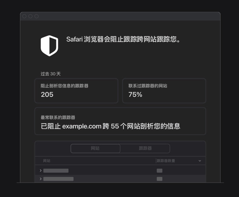 康保苹果手机维修分享如何在 Safari 浏览器中查看和打开隐私报告 